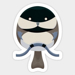 Cartoon Chickadee Sticker